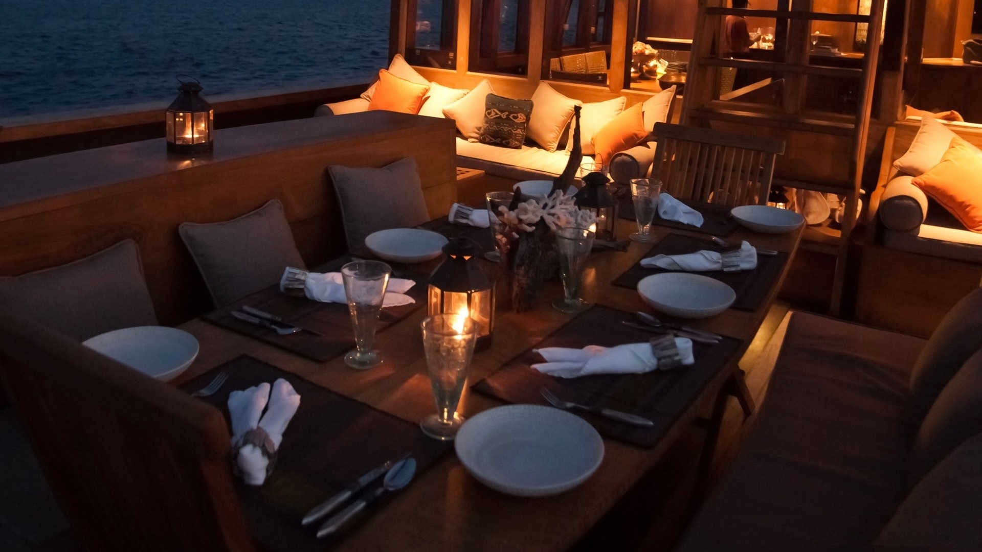 Evening Meal On Board SI DATU BUA -