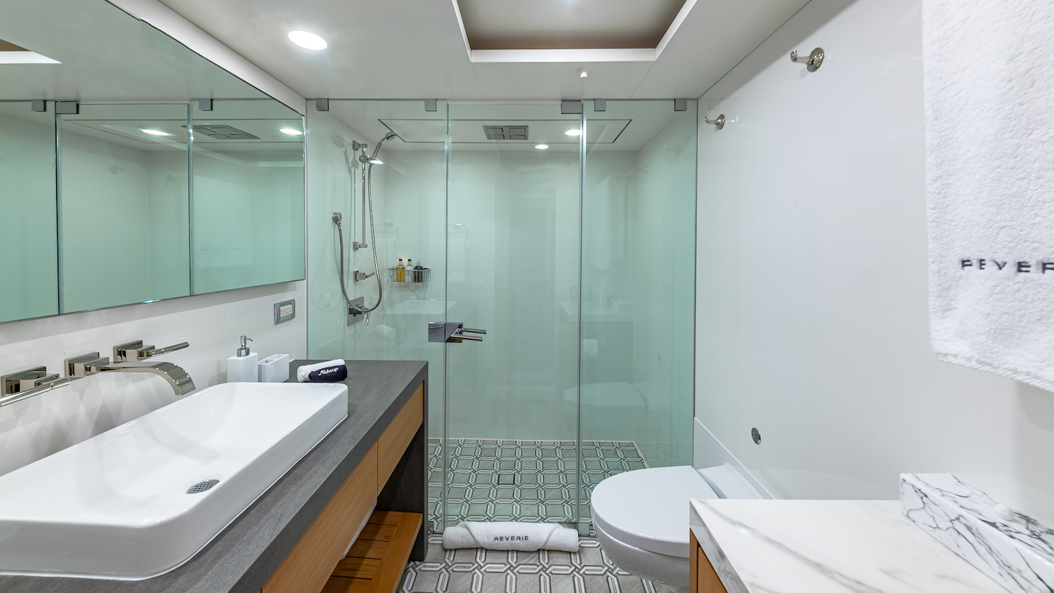 Lower Deck Twin Convertible Cabin Bathroom