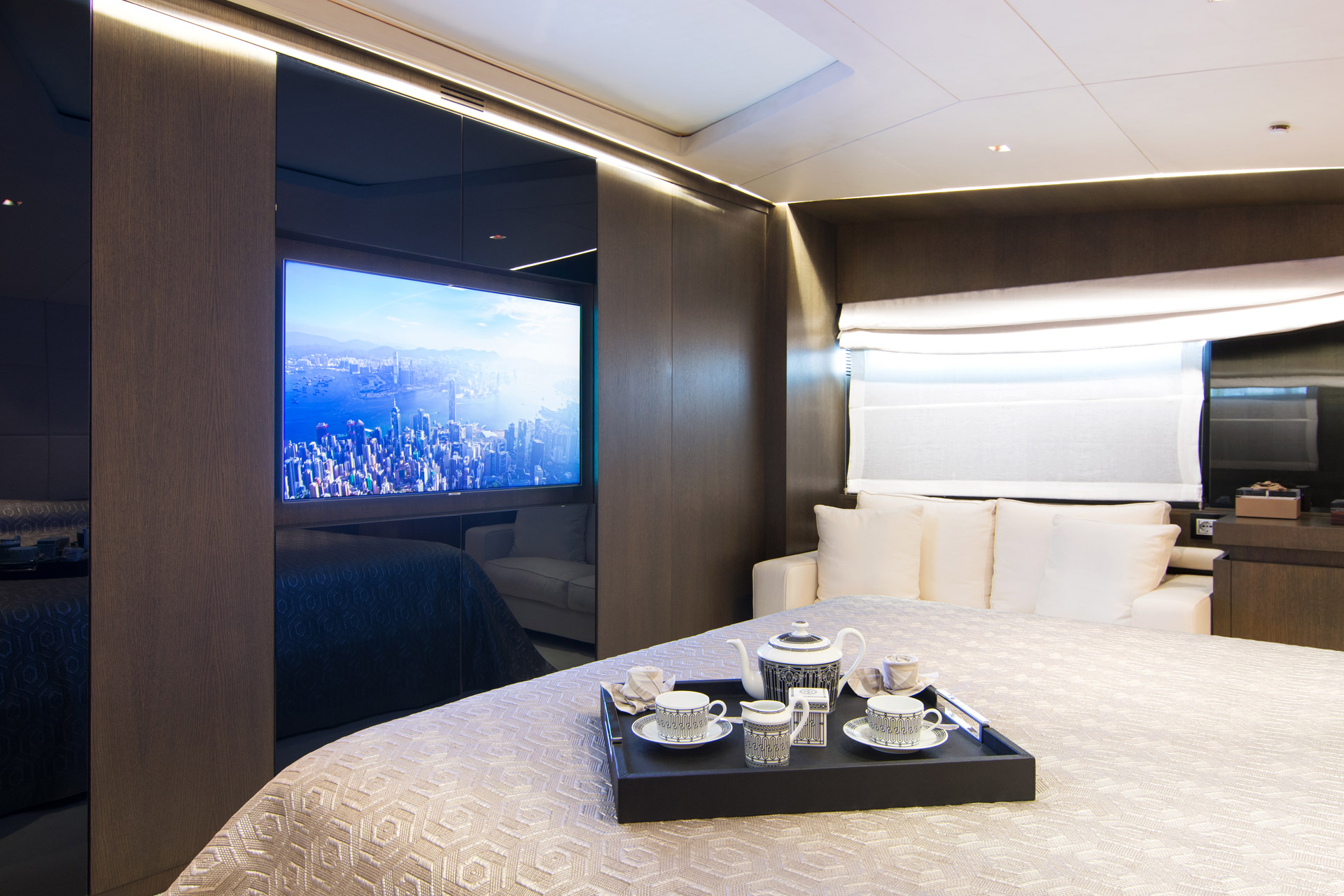Master Suite With Tv