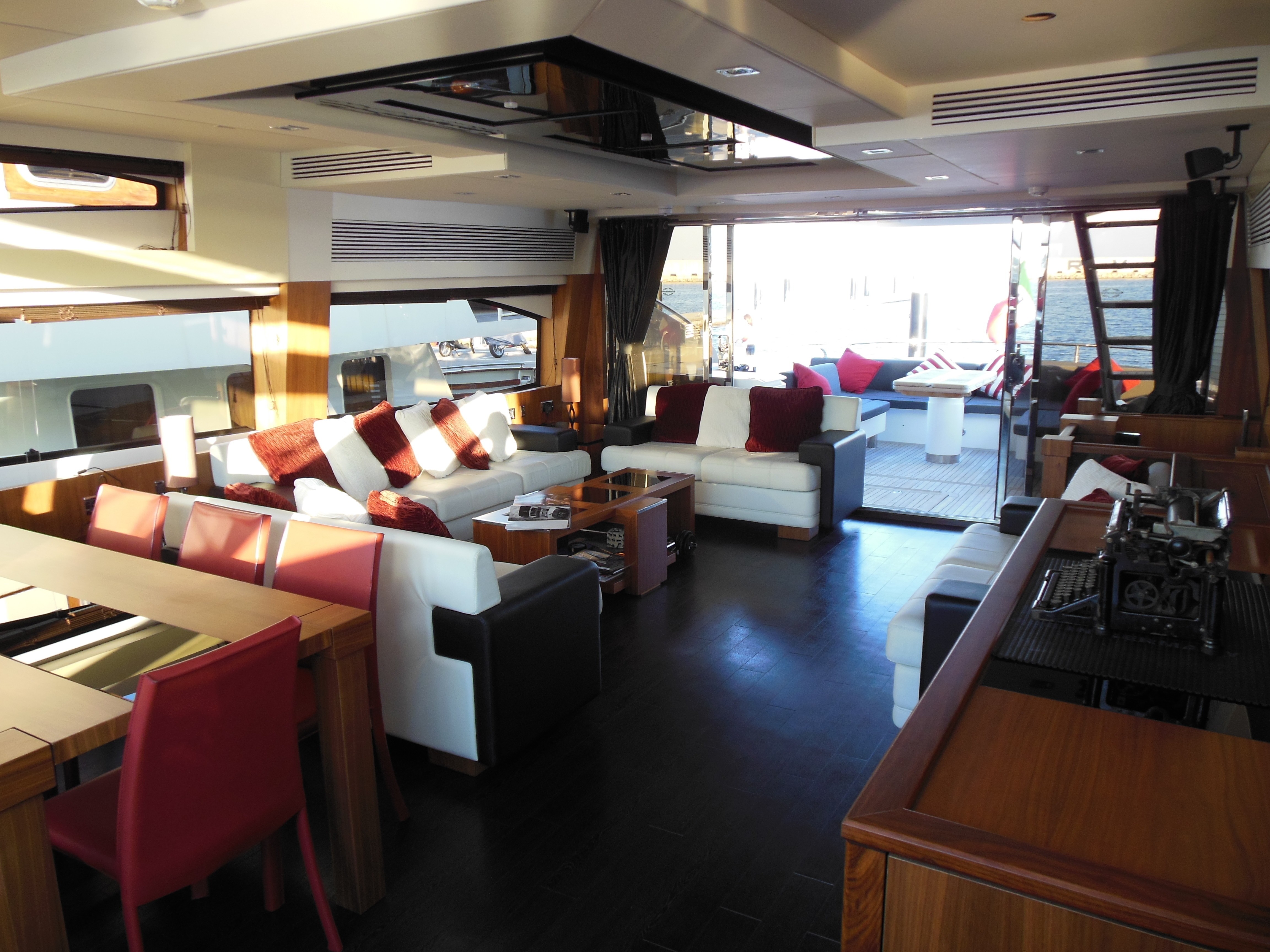 Inside Aboard Yacht SKYFALL