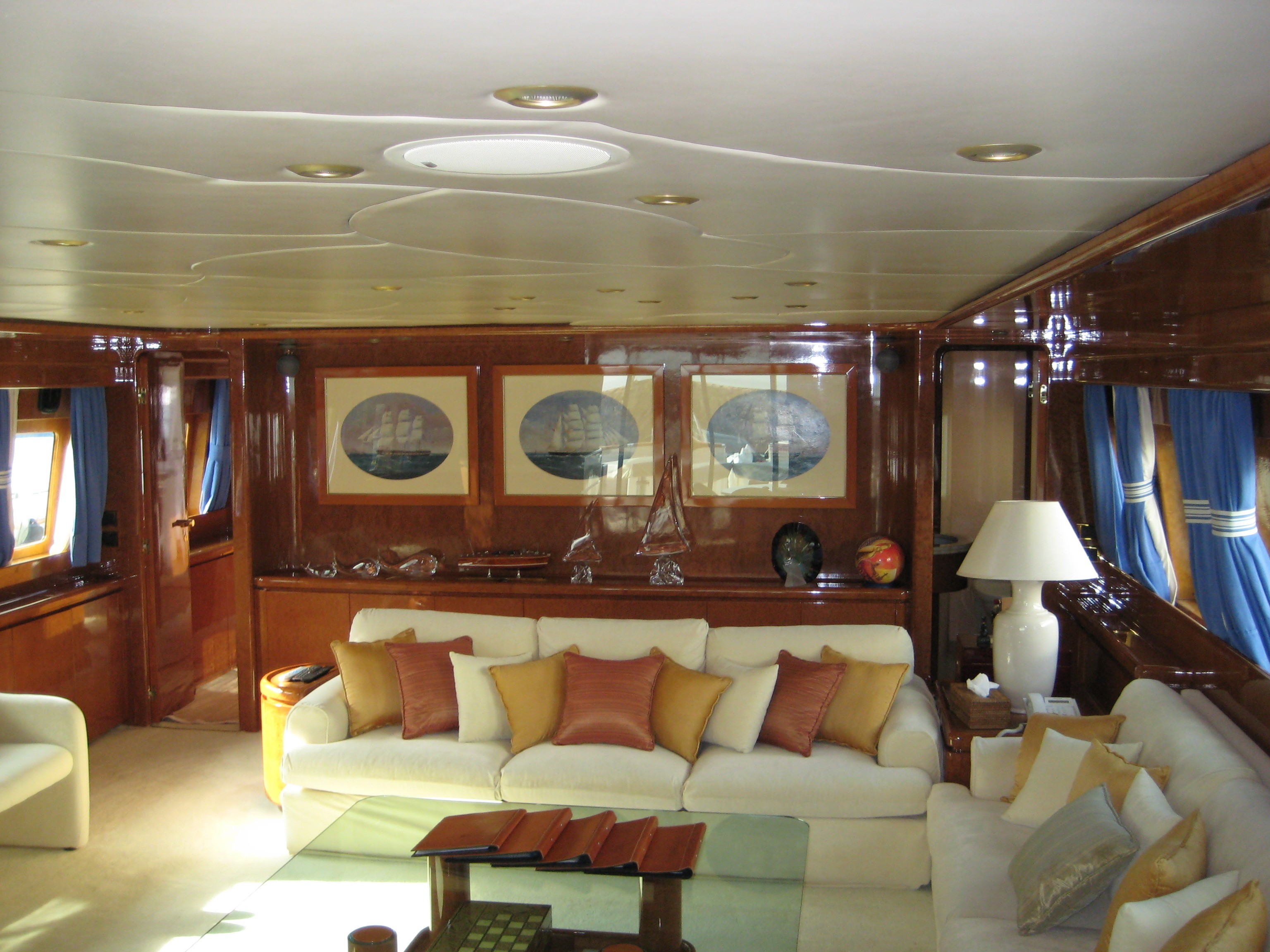 Inside Aboard Yacht KENAYL II