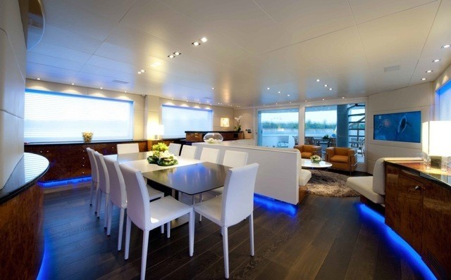 Eating/dining On Yacht PALM B
