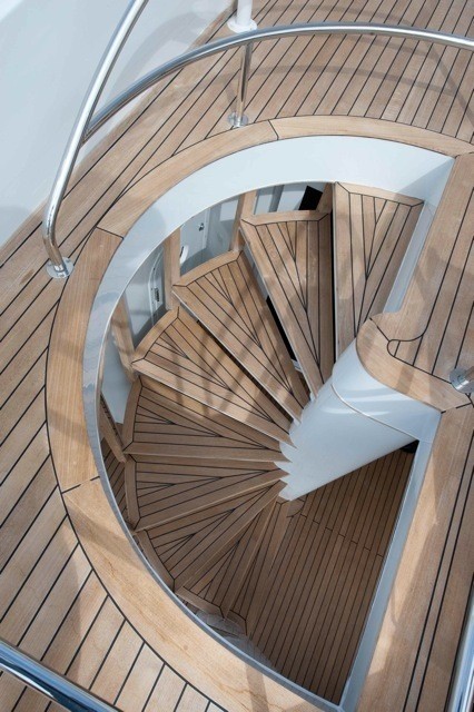 External Stairway On Yacht PALM B