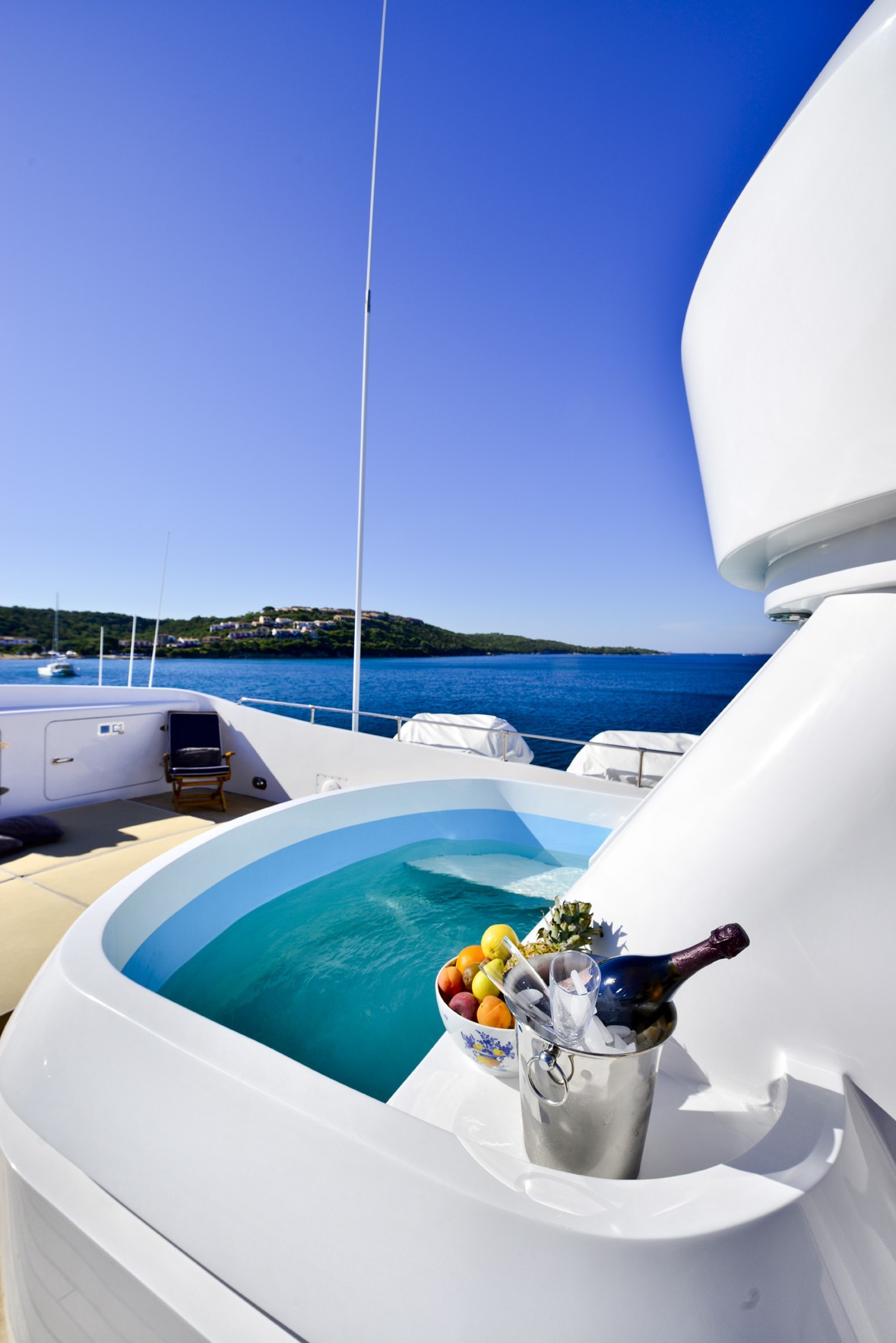Sun Deck Aboard Yacht 