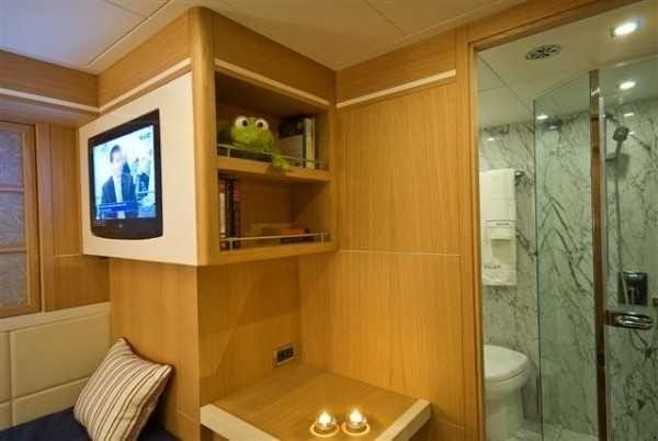 Cabin With Showering Area On Yacht ZELDA