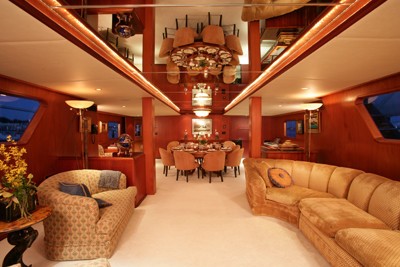 Saloon With Eating/dining On Board Yacht AGA 6