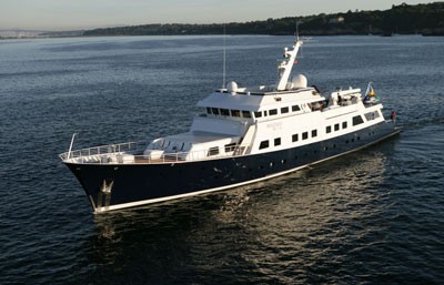 Forward Aspect Aboard Yacht AGA 6