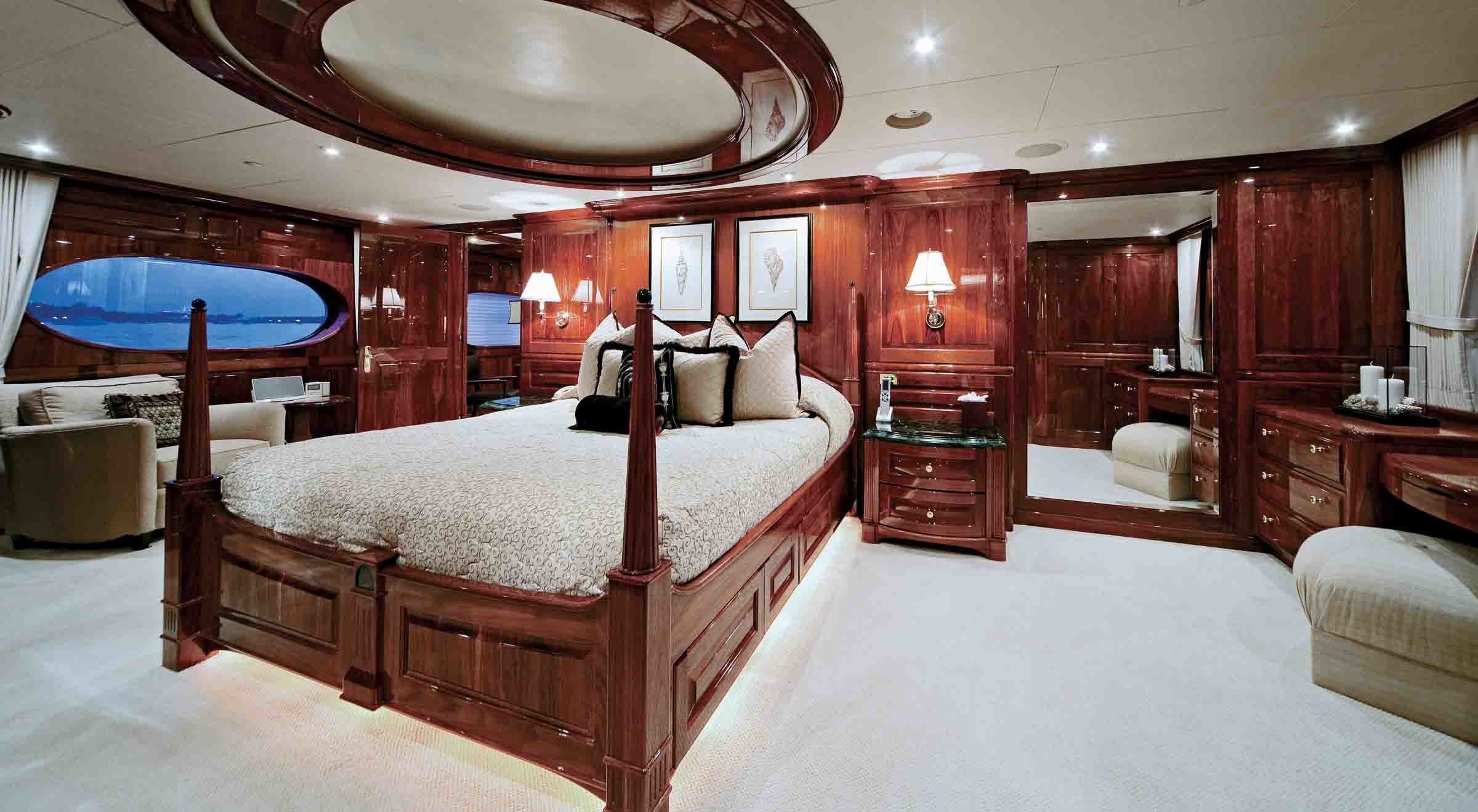 Main Master Cabin On Yacht ONE MORE TOY