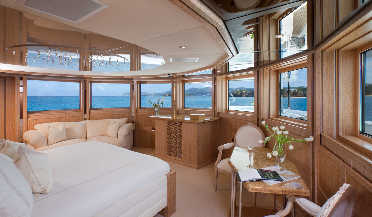 Owners Cabin On Board Yacht SUNRISE