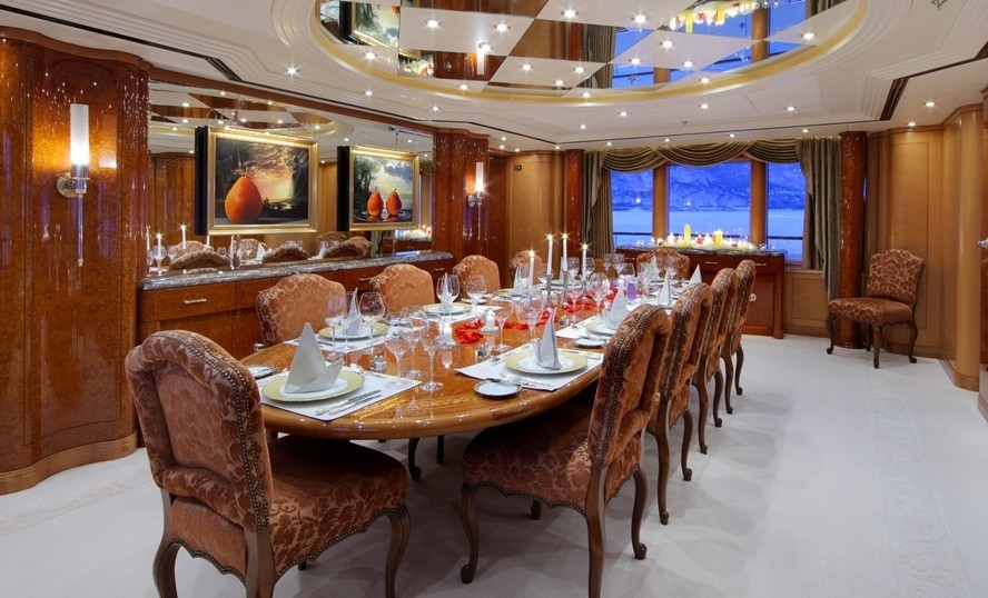 Furniture Set: Yacht CAPRI's Eating/dining Pictured