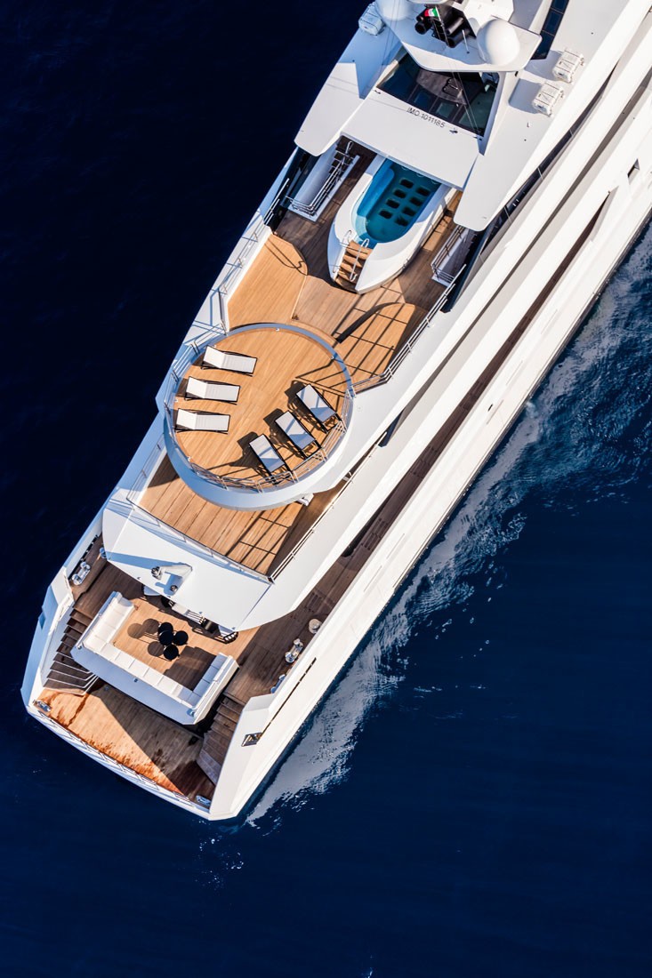 Helicopter Pad On Yacht SUERTE