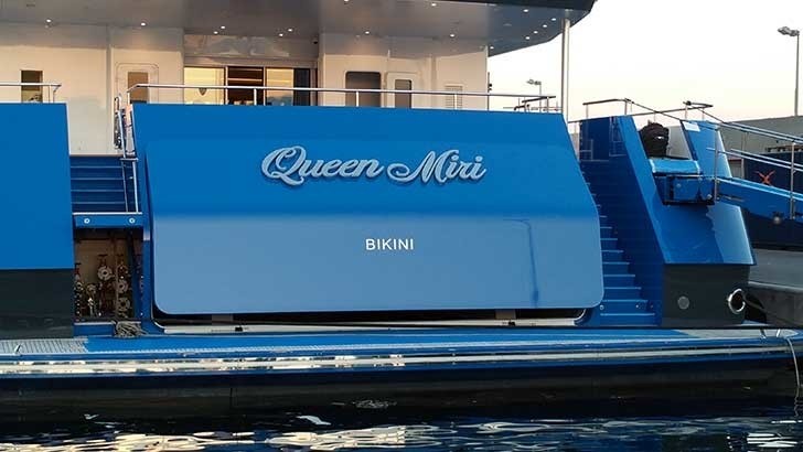The 92m Yacht QUEEN MIRI