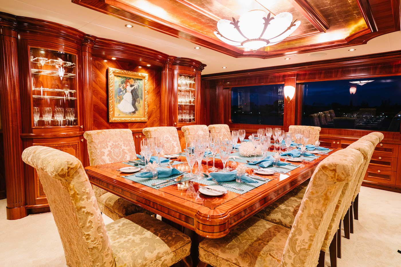 Main Deck Dining Area For Formal Meals