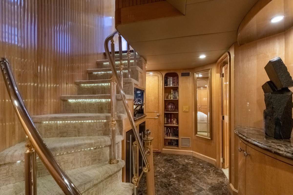 Interior staircase and hallway
