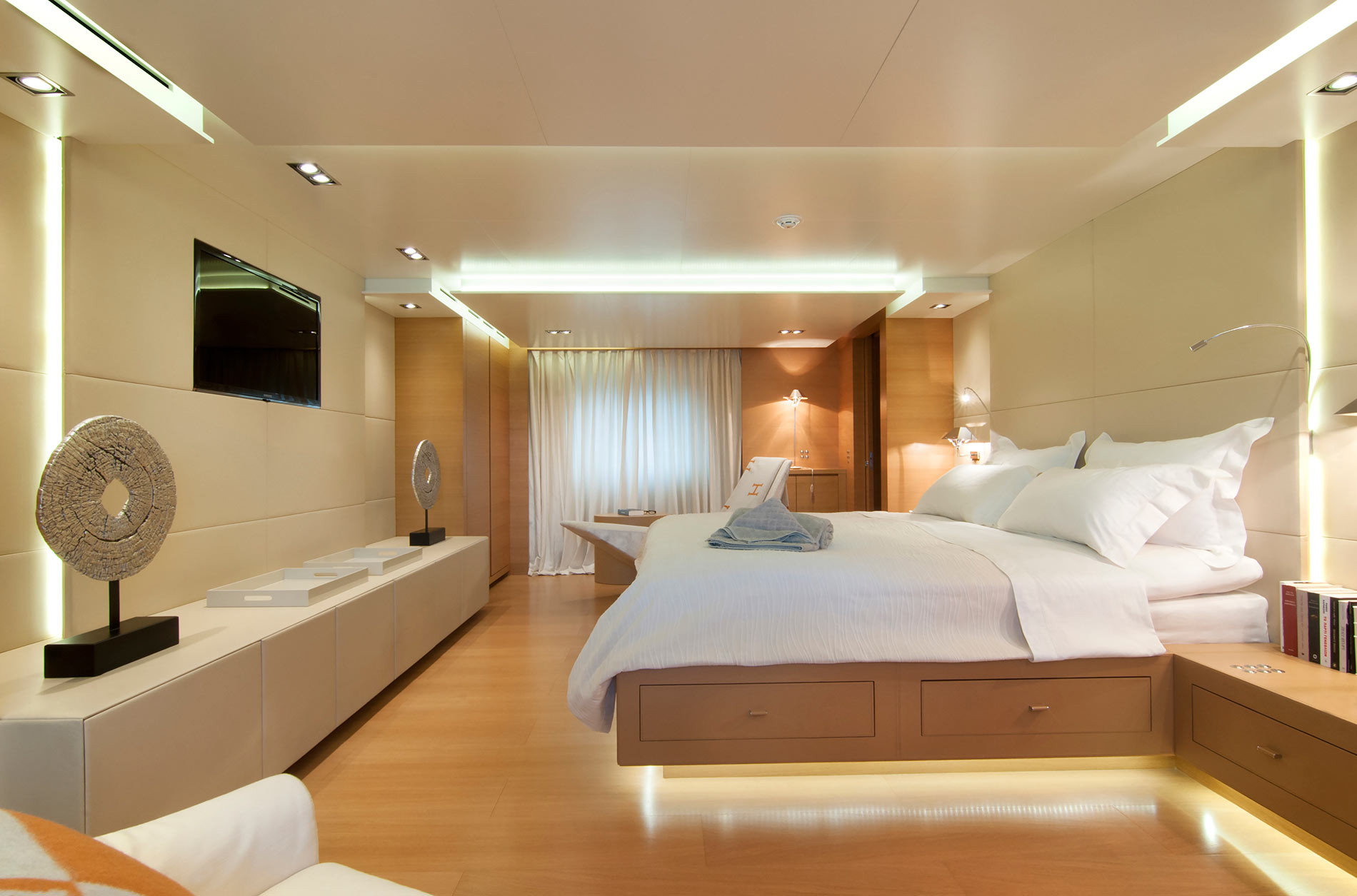 Yacht GEOSAND - Master Stateroom