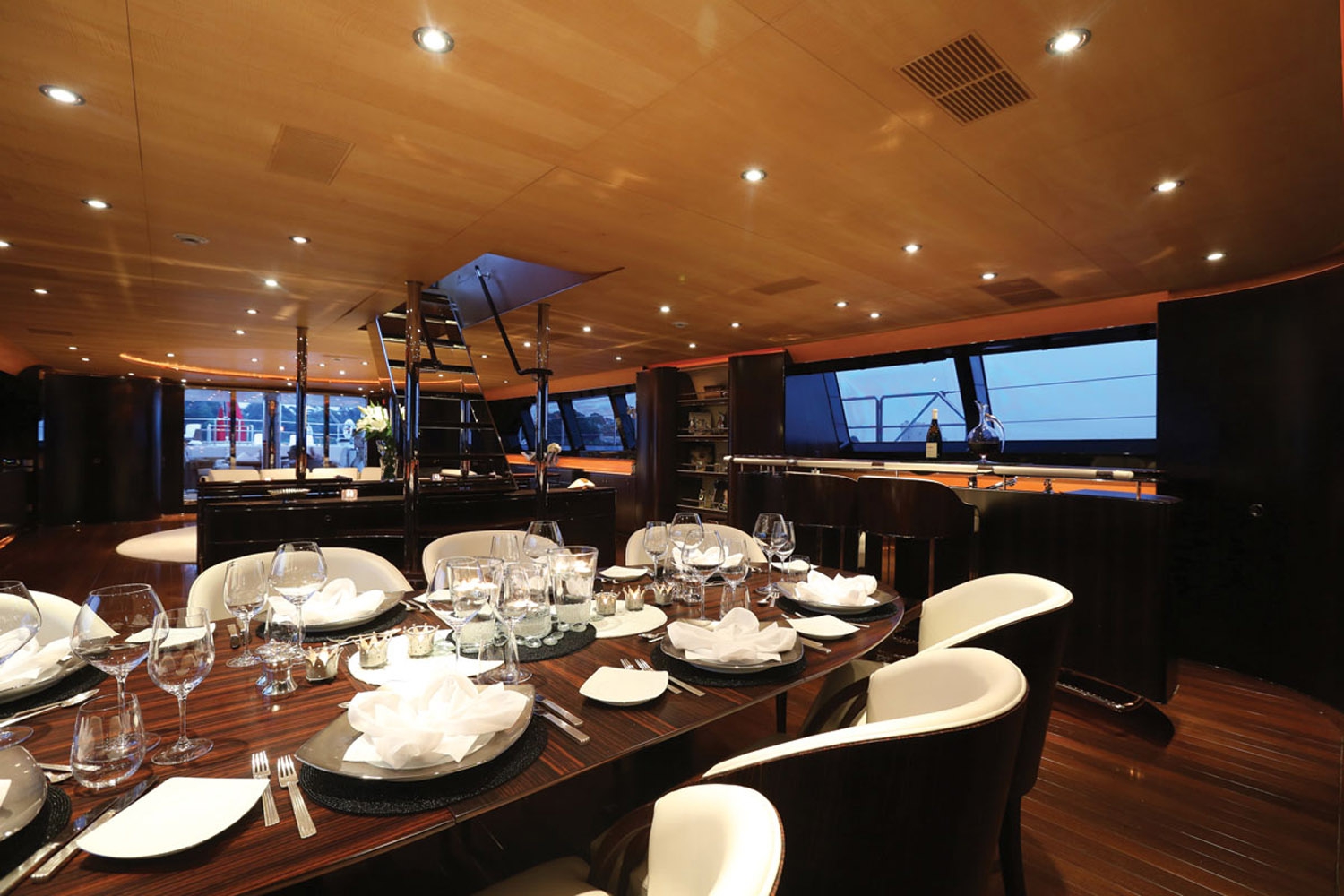 Yacht PARSIFAL III By Perini Navi - Dining