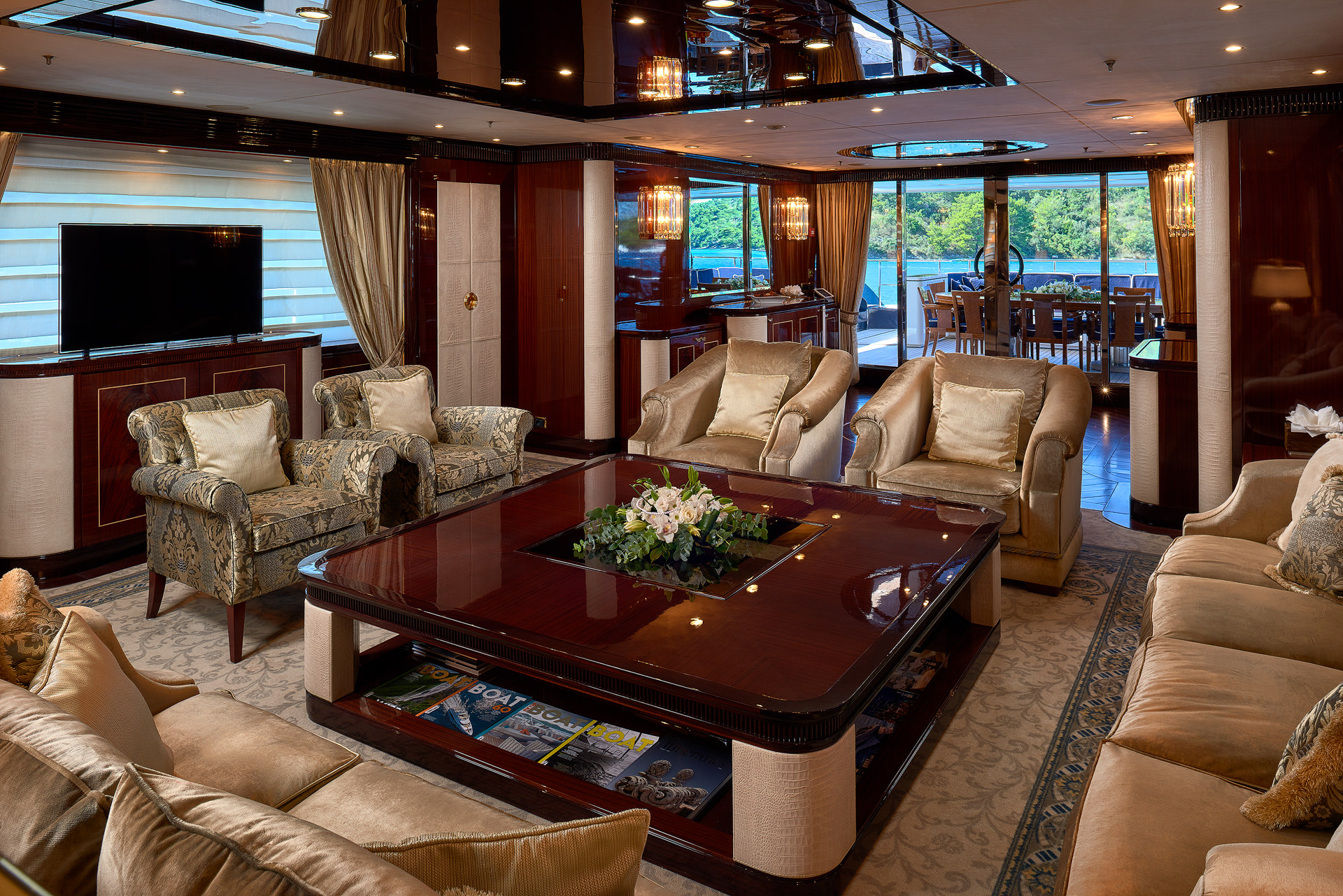 Yacht REVE D'OR By Sanlorenzo - Lounge  