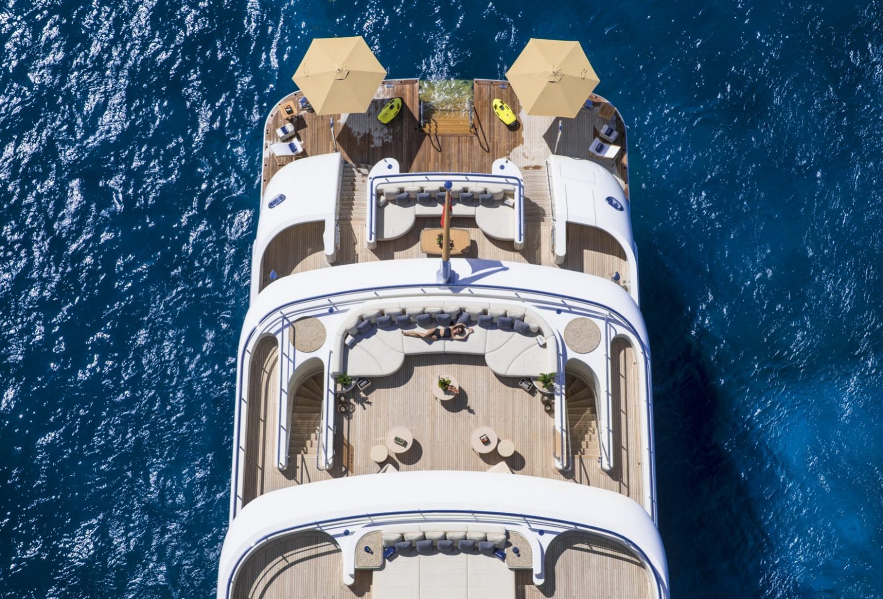 Yacht RoMEA By Abeking & Rasmussen - Sunbathing On Aft Decks