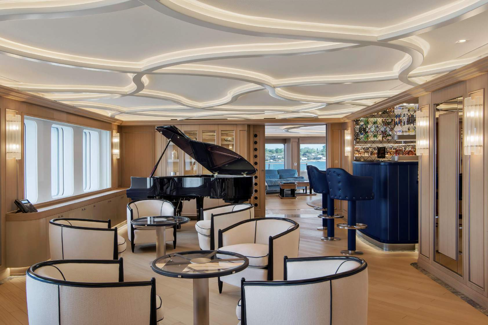 Bar With Grand Piano
