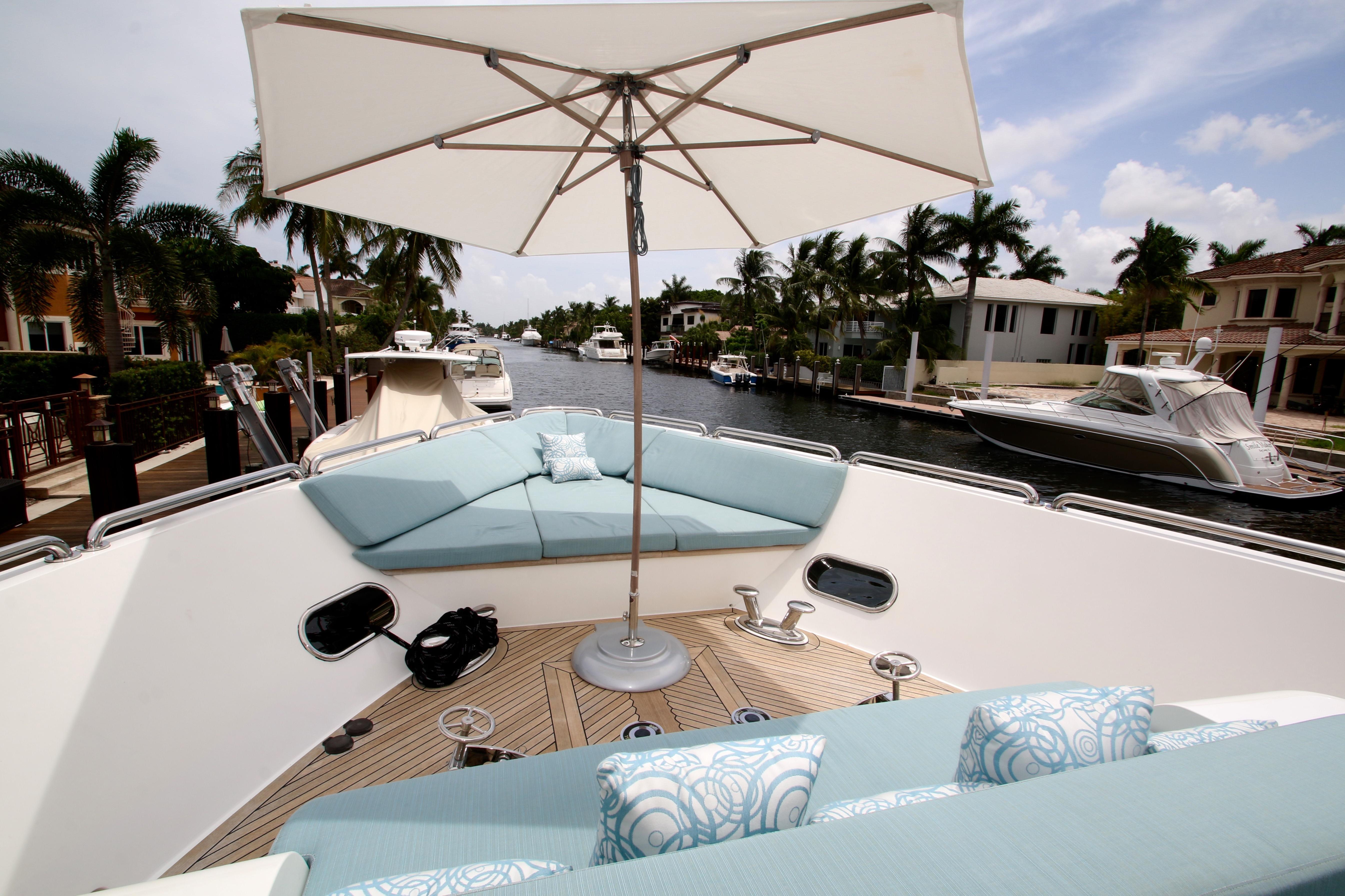 Nice Lounging Area On Foredeck