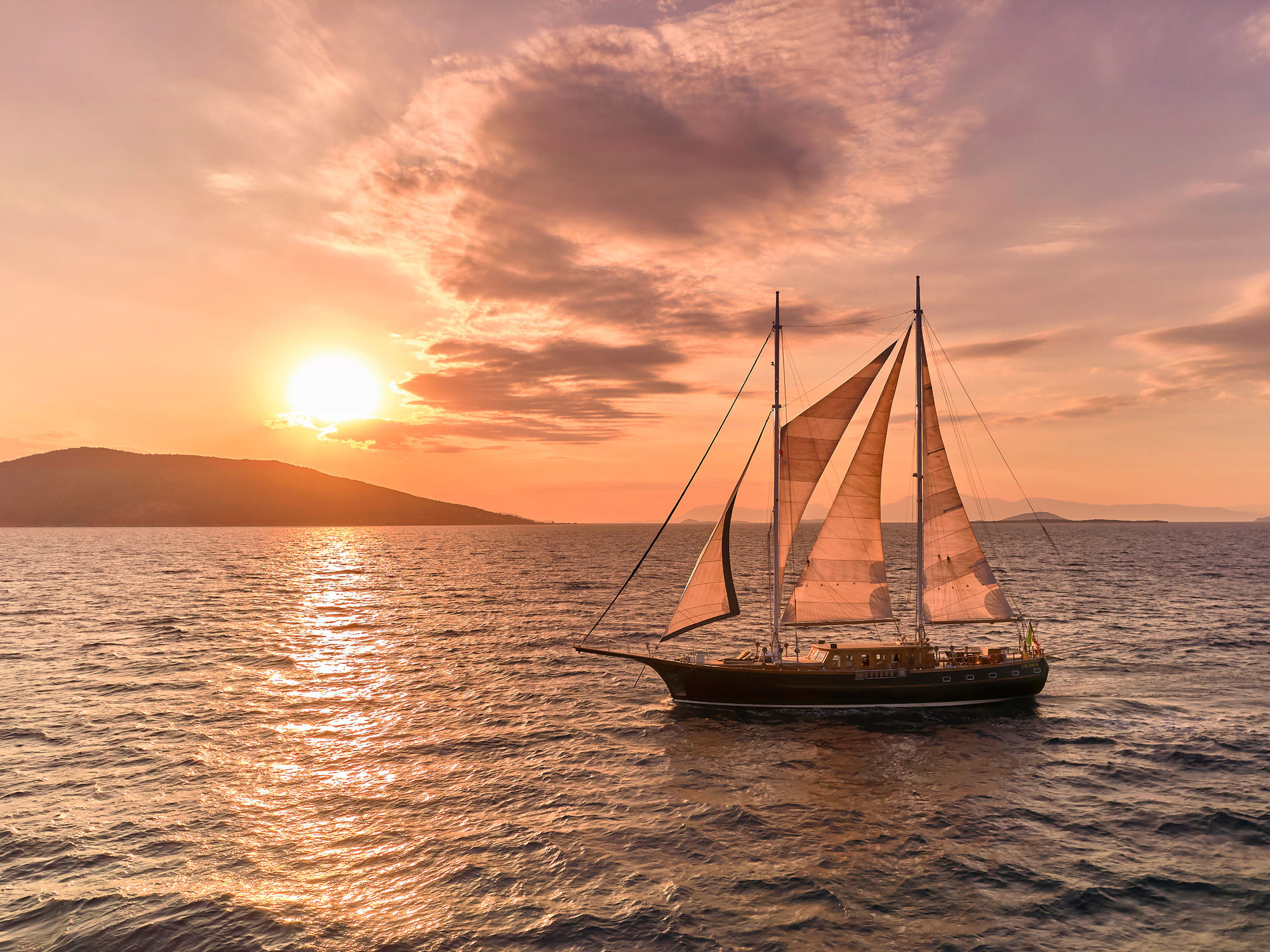 Sailing Into The Sunset