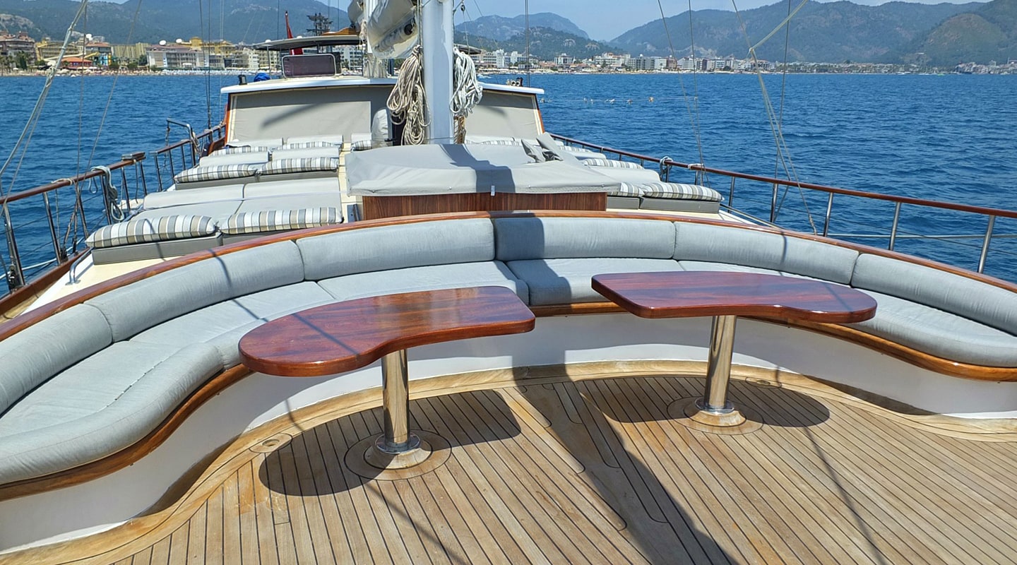 Sitting Area On Bow Deck