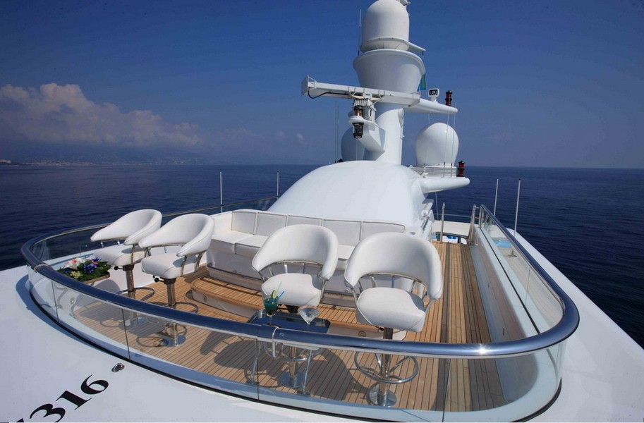 Observance Deck On Yacht NOMAD