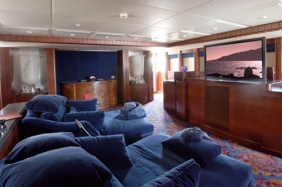 Personal Movie Cinema On Board Yacht NOMAD