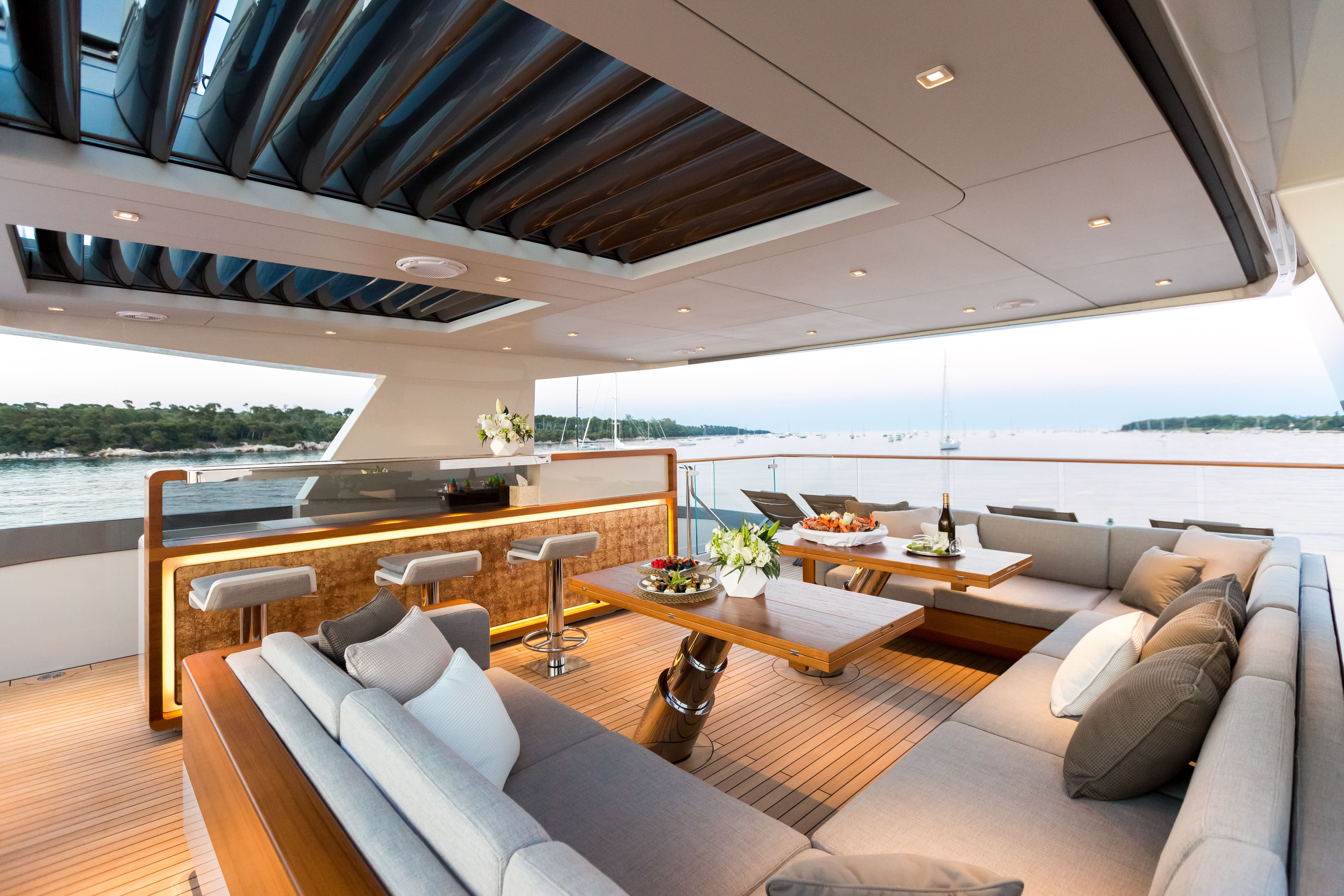Outdoor Lounge, image of Vertige by Tankoa Yachts, Massimo Visibelli, and F...