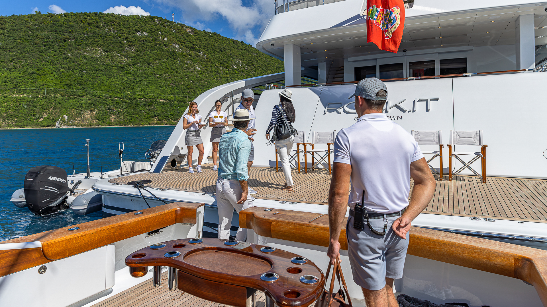 Rock It - Welcome - Arriving Aboard - Credit Yachting Image