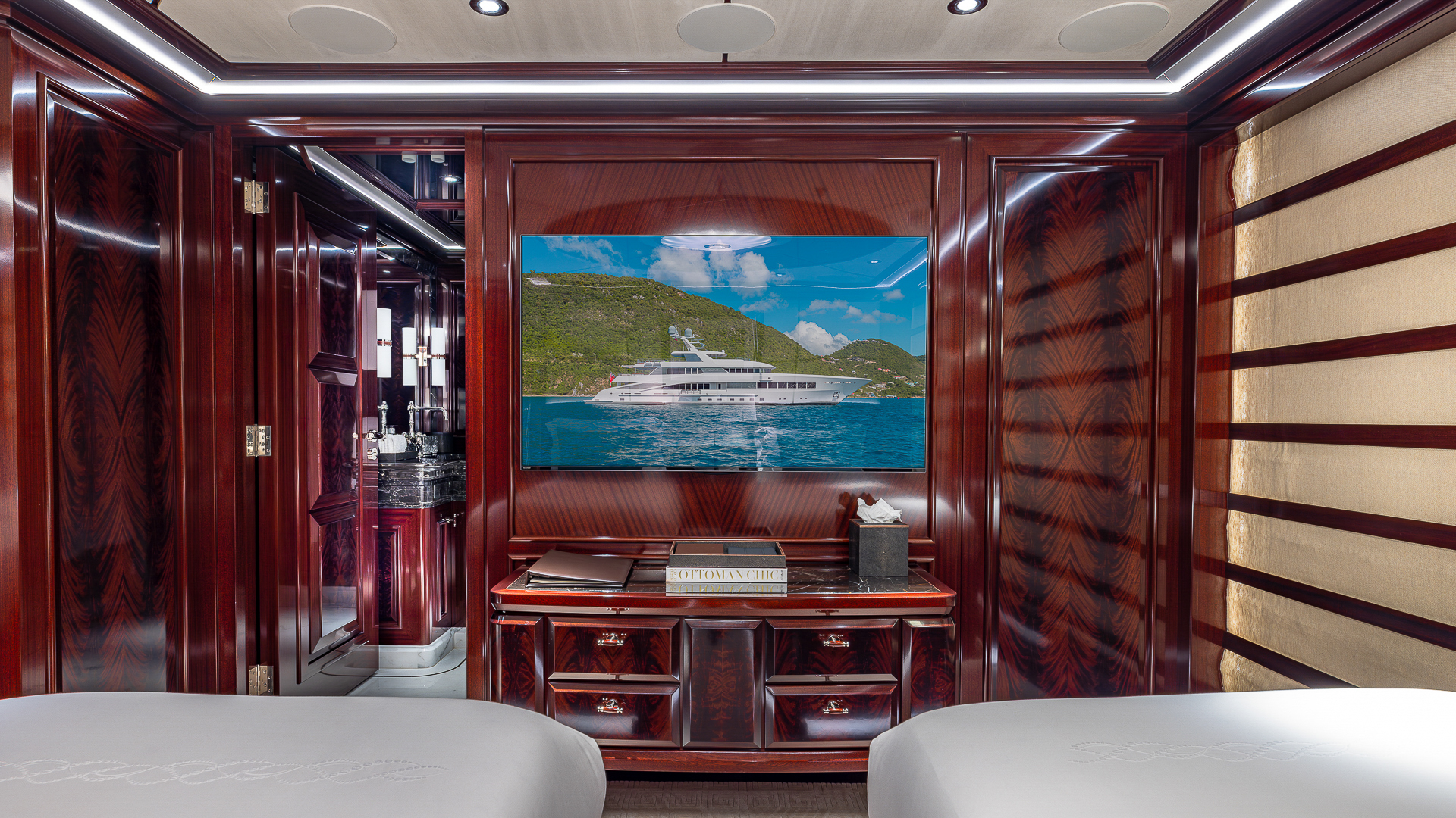 Rock It Twin Guest Cabin - TV Credit Yachting Image
