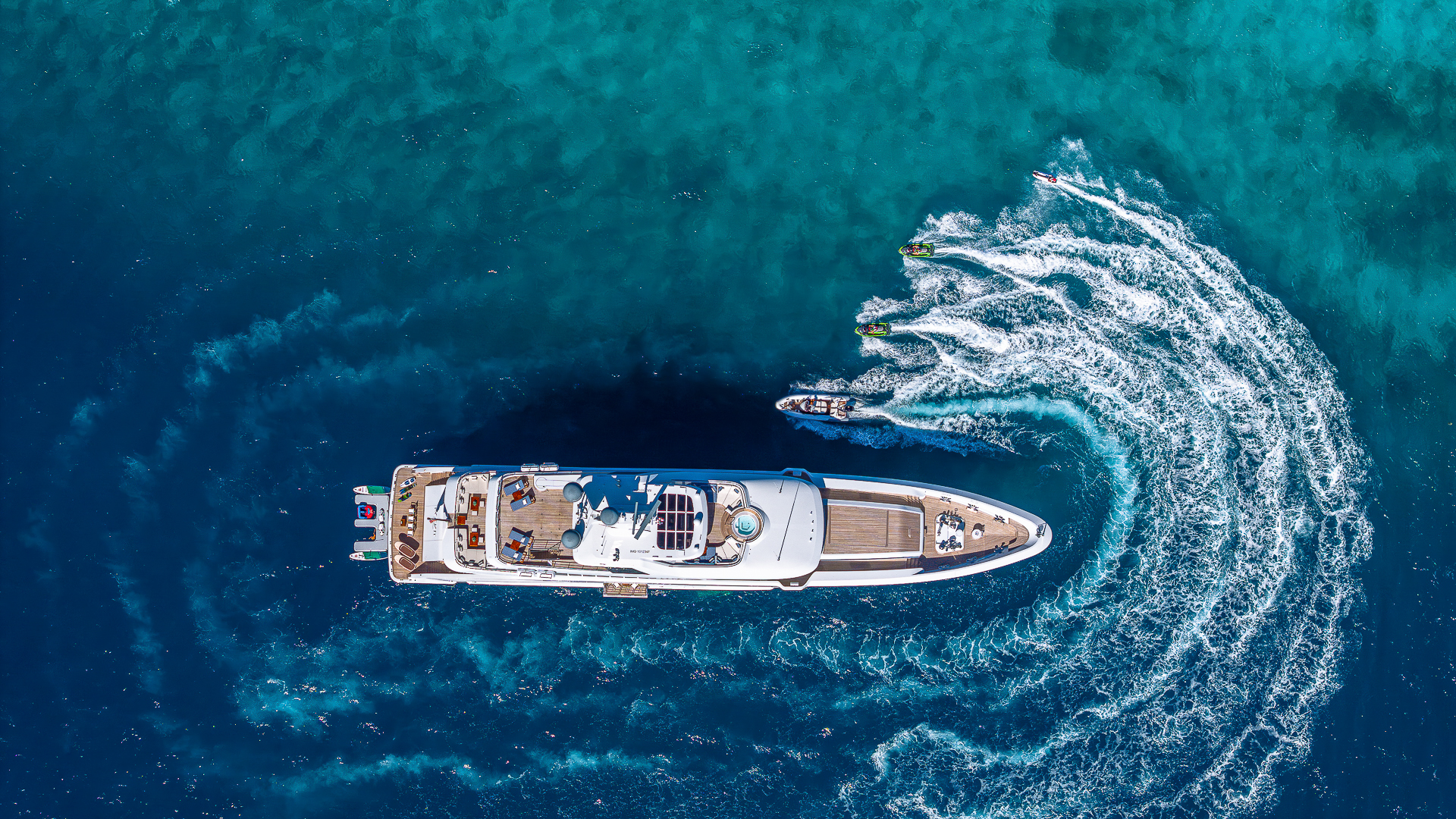 Rock It Aerial View With Toys - Credit Yachting Image