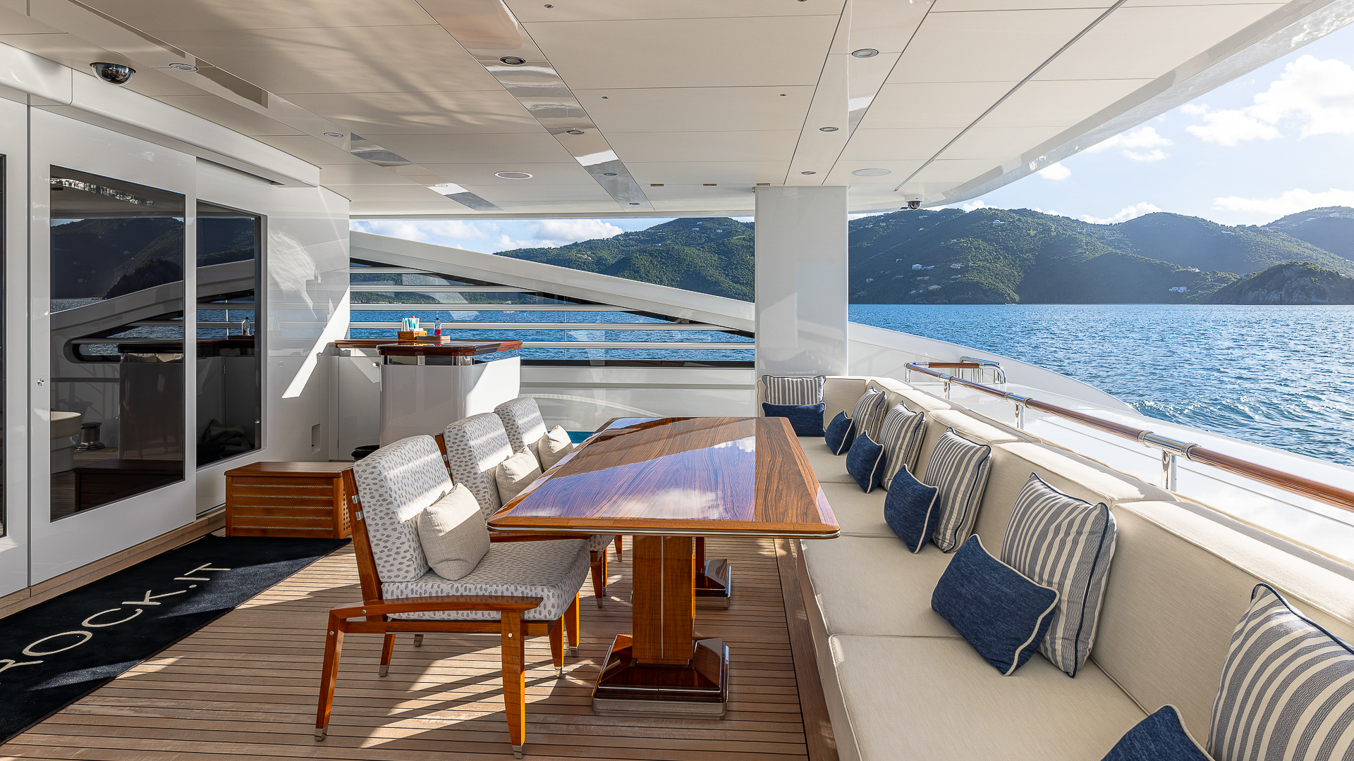 Rock It Main Deck - Aft Seating Credit Yachting Image