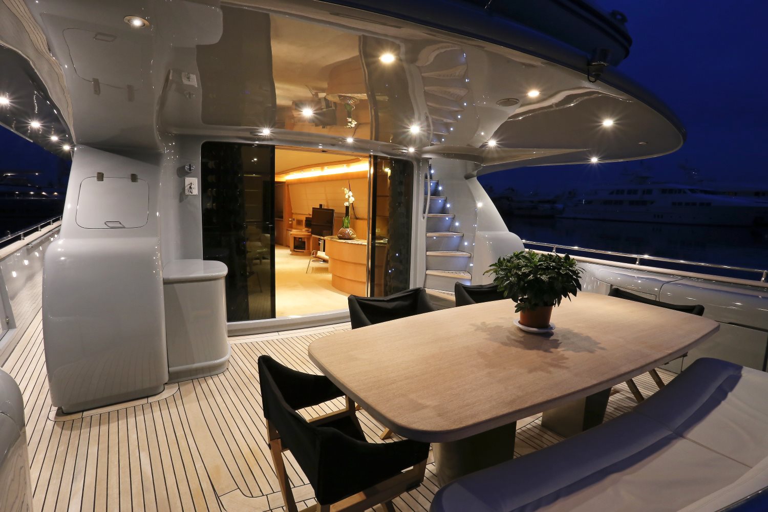 Yacht IF By Maiora - Aft Deck