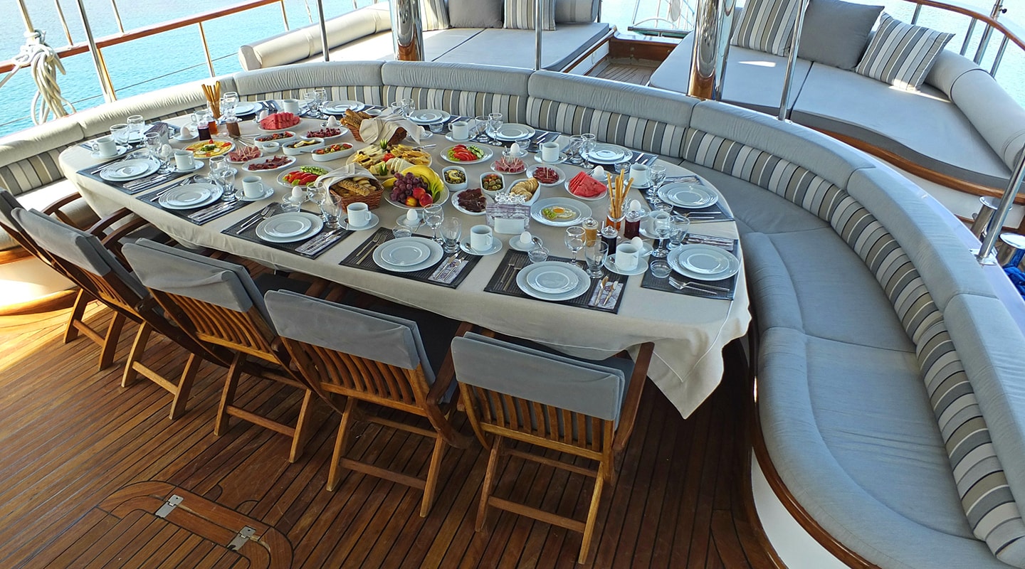Dining On Aft Deck