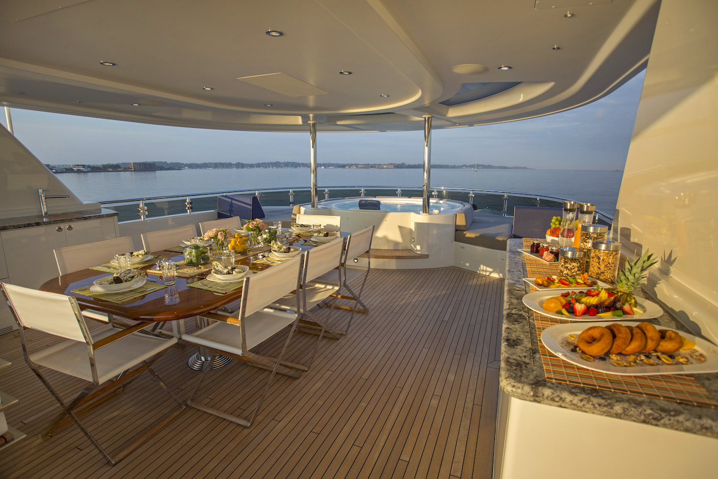 Sun Deck In The Evening