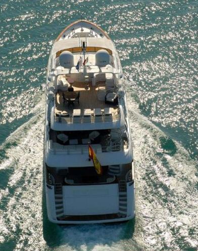 Benetti 122 Motor yacht -  From Above