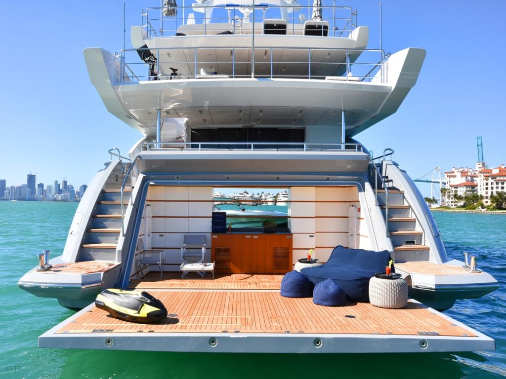 Benetti yacht DREW - Swim platform