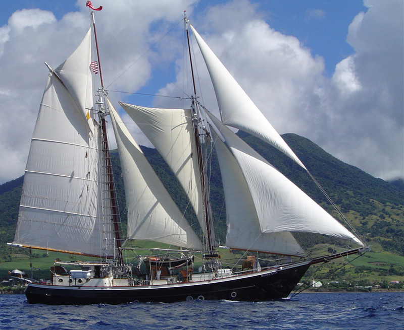 Bonnie Lynn - under sail