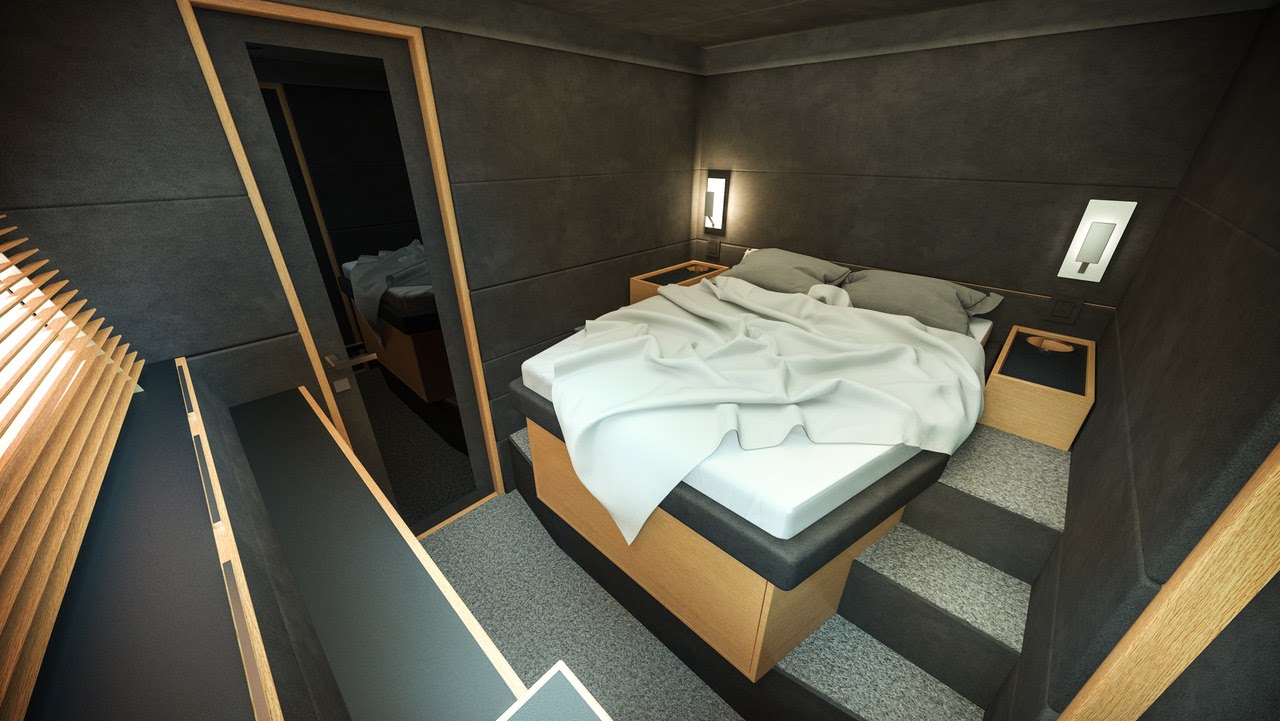 Rendering of a Guest cabin