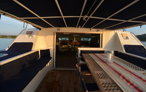 Catamaran ABYSSE - Cockpit