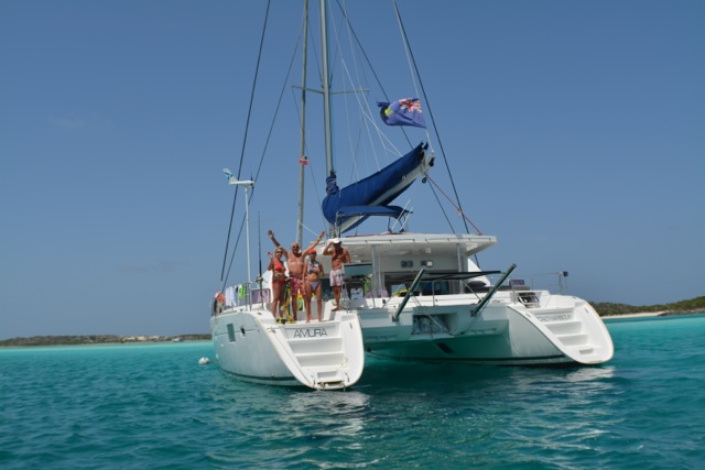 Catamaran AMURA - Af View at Anchor