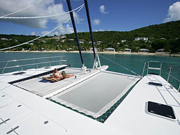 Catamaran Luna - Foredeck