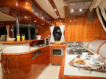 Catamaran Luna - Galley