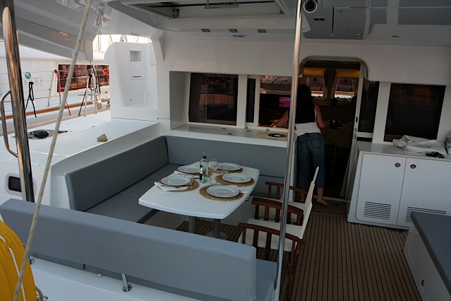 Catamaran OKEANOS -  Cockpit 2