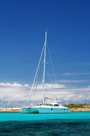 Catamaran SAGAPONACK -  At Anchor