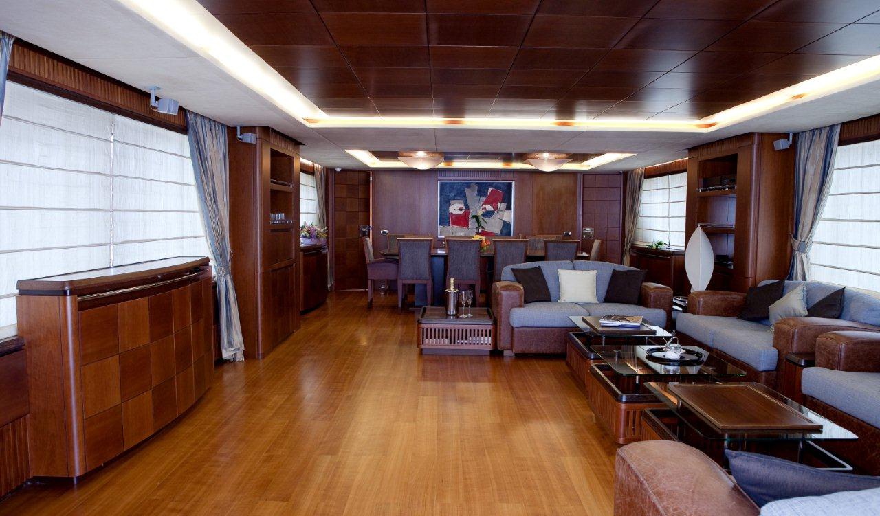 Charter yacht ITACA CLUB -   Main Salon