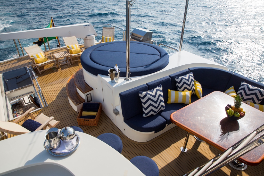Charter yacht RESTLESS - Sundeck