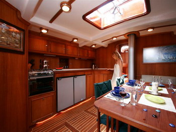 Classic Yacht ANITTA -  Dining and Galley