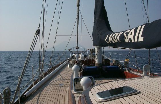 Classic Yacht Lady Sail -  On Deck